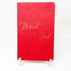 Eccolo Red Christian Writing Journal 5 1/2" x 8 1/2"